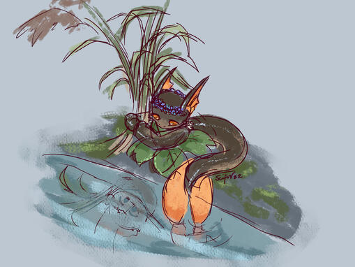 Partial (colored sketch)